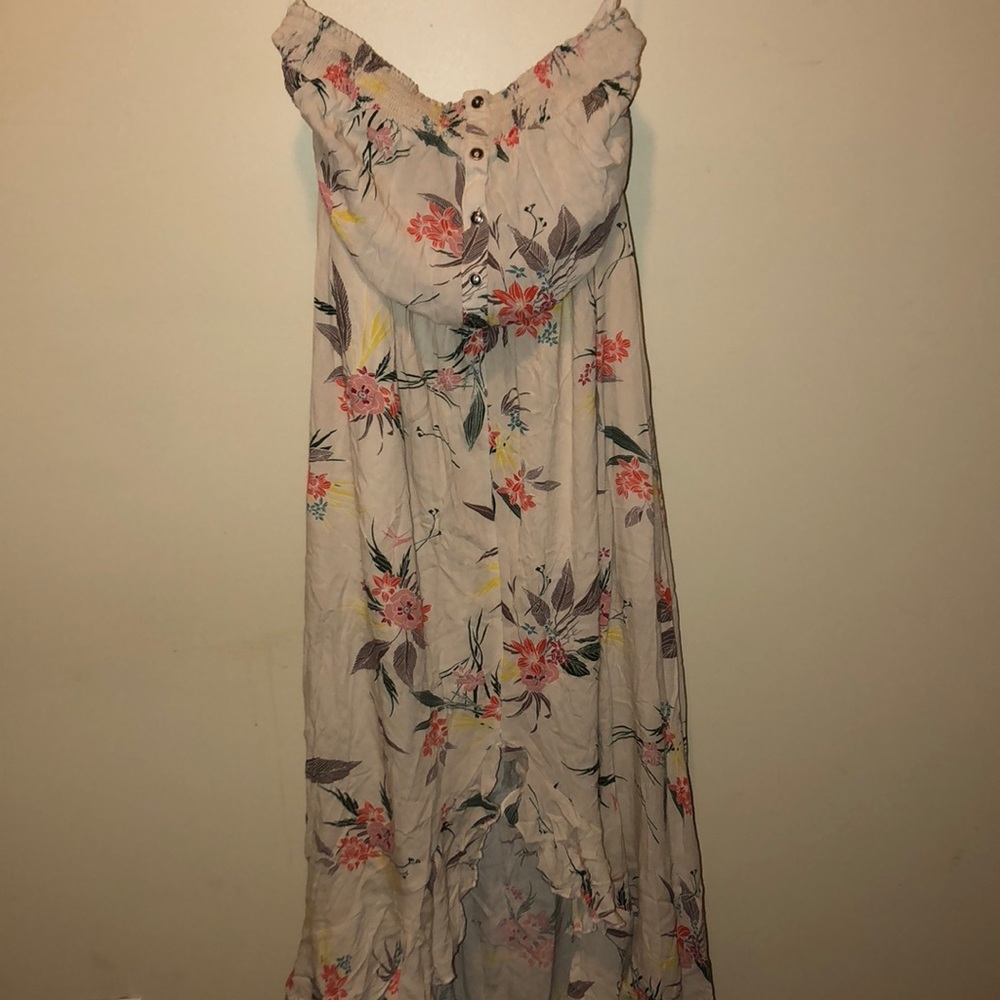 Floral high low dress